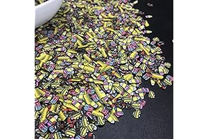 School Series Cute Slices Clay Confetti Slime Supplies