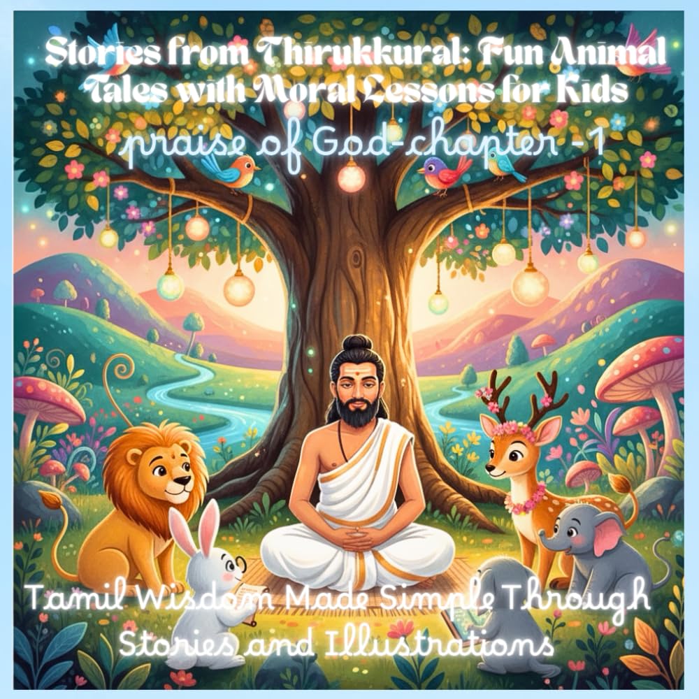 Stories from Thirukkural: Fun Animal Tales with Moral Lessons for Kids: Tamil Wisdom Made Simple Through Stories and Illustrations