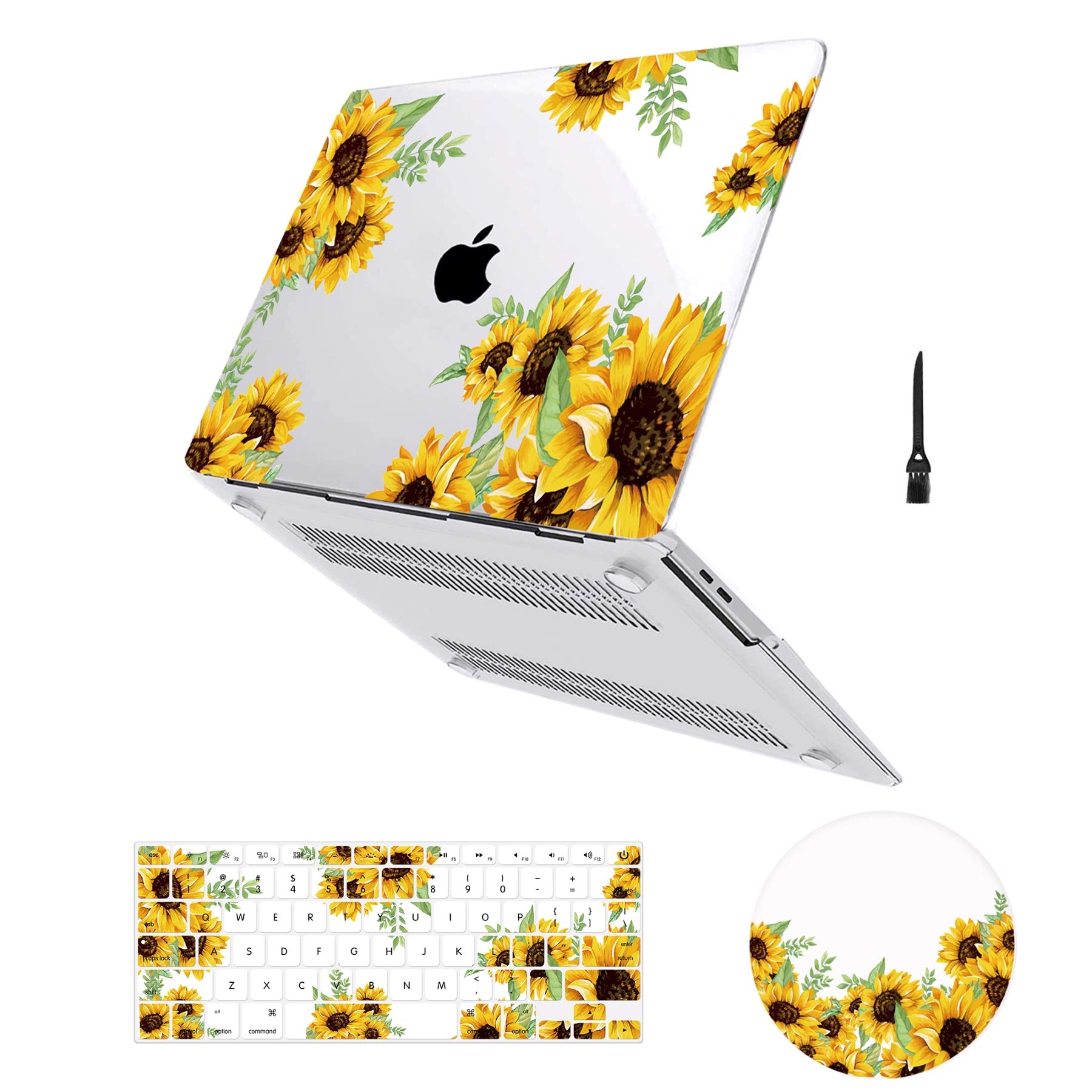 sunflower macbook case