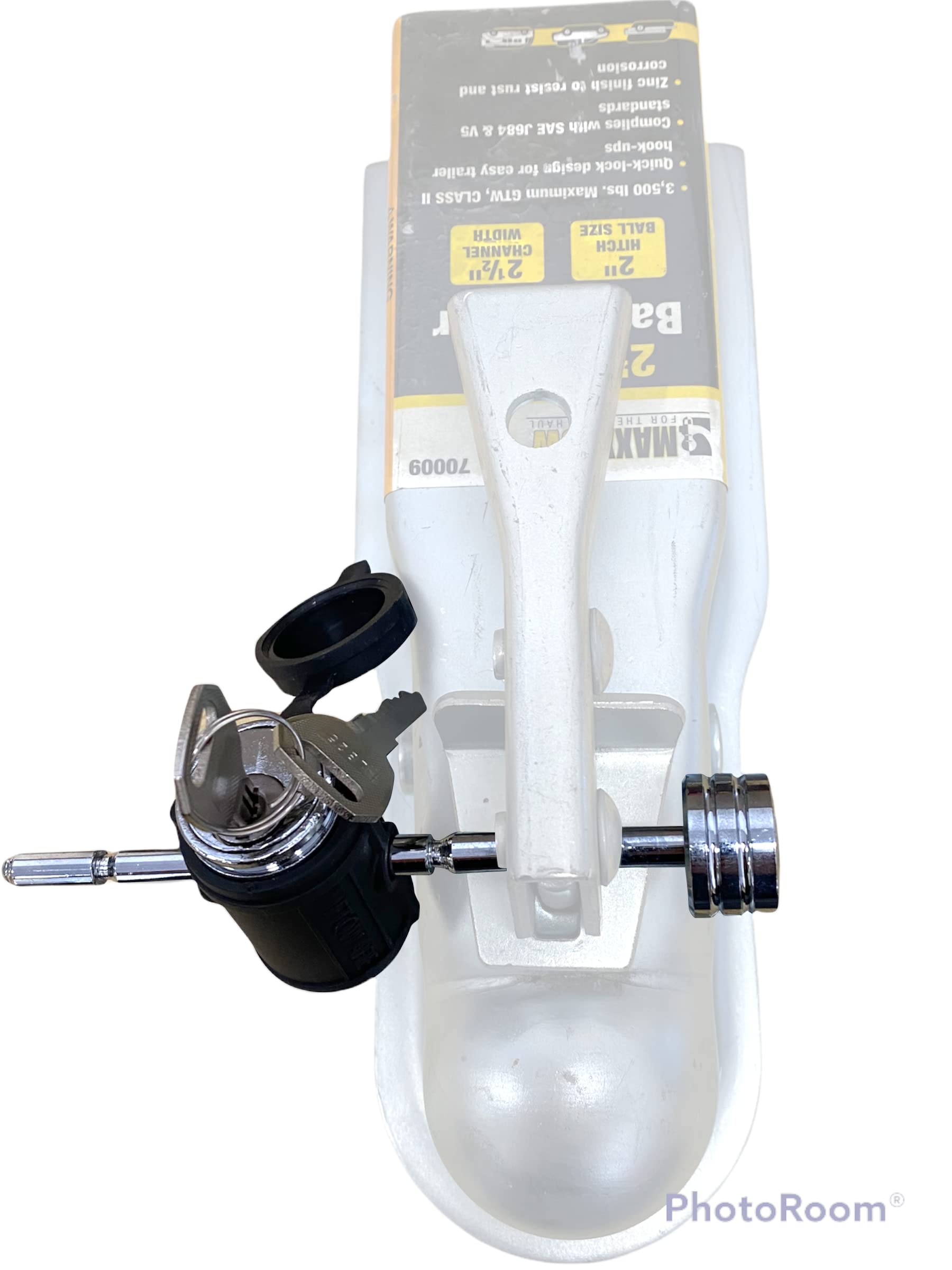 MAXXHAUL 50186 Adjustable Tongue Coupler Lock Pin 1/4