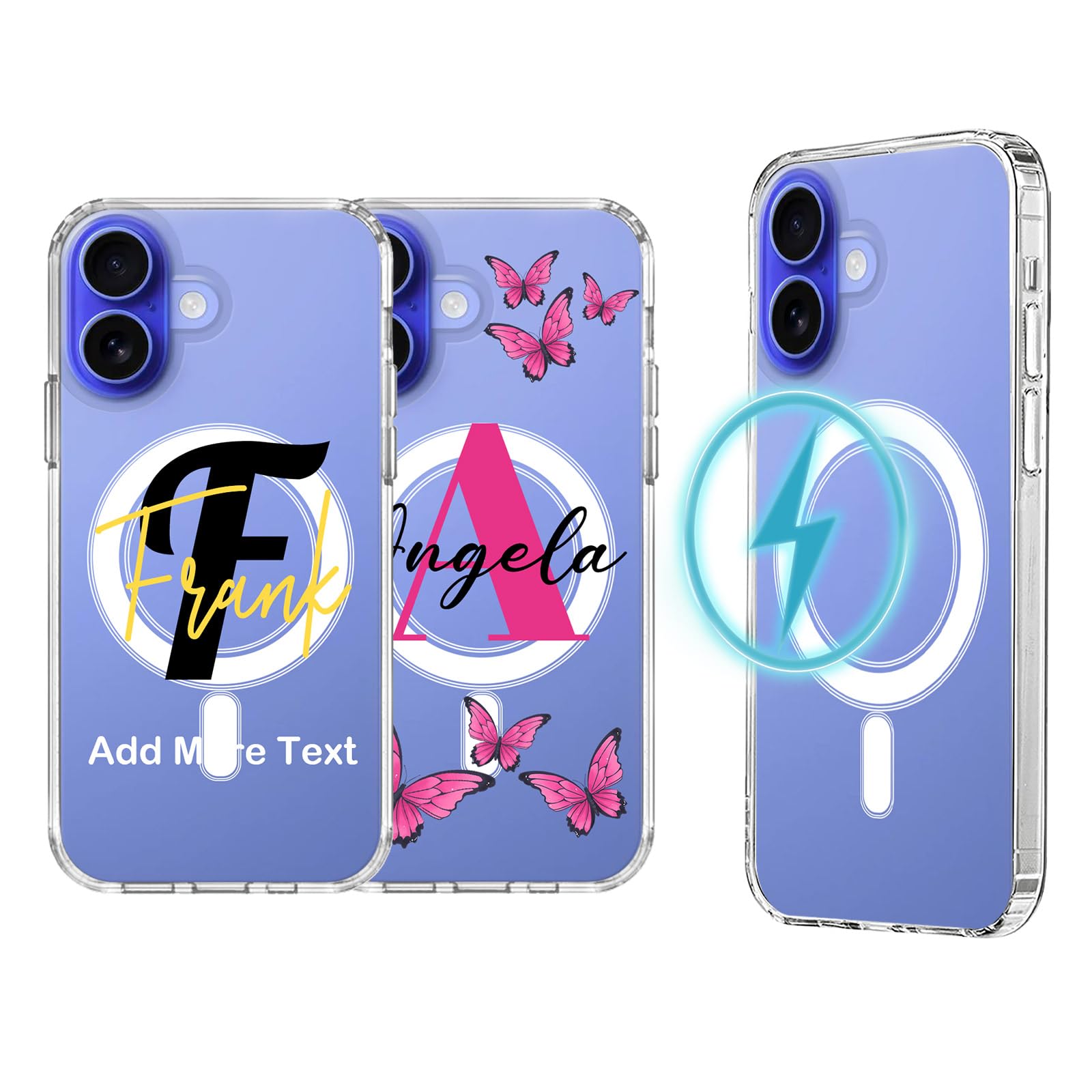 phone case for iphone 15 plus i-Blason AresMag for iPhone 15 Plus Case [6.7 inch], [MagSafe Compatible] Full-Body Dual Layer Anti-Slip Shockproof Rugged Clear Bumper Case with Bui