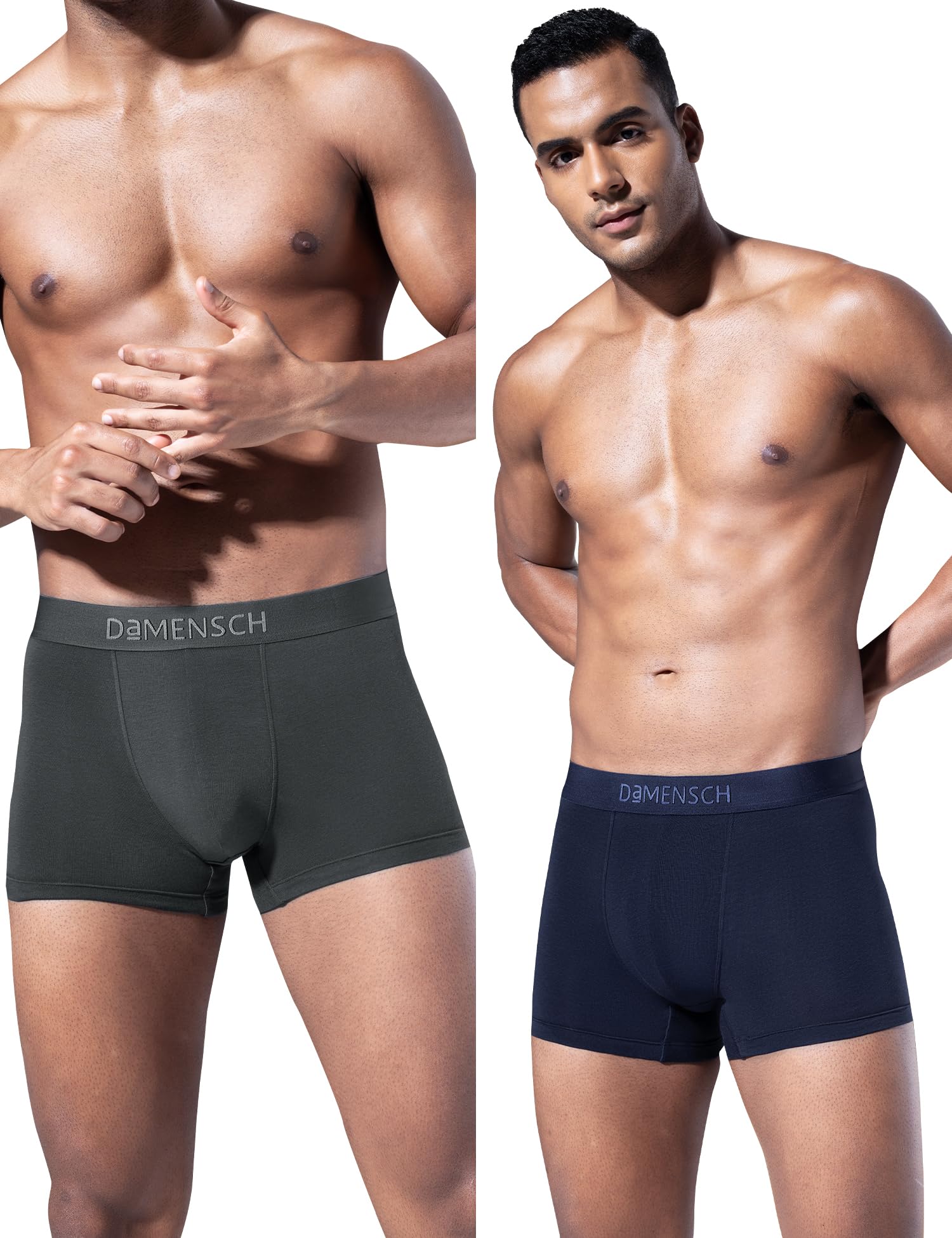 Regular Fit Solid Trunks for Men Pack of 2| Micromodal, Stretchy Fabric, Anti-Bacterial and Microfibre Waistband-image-37