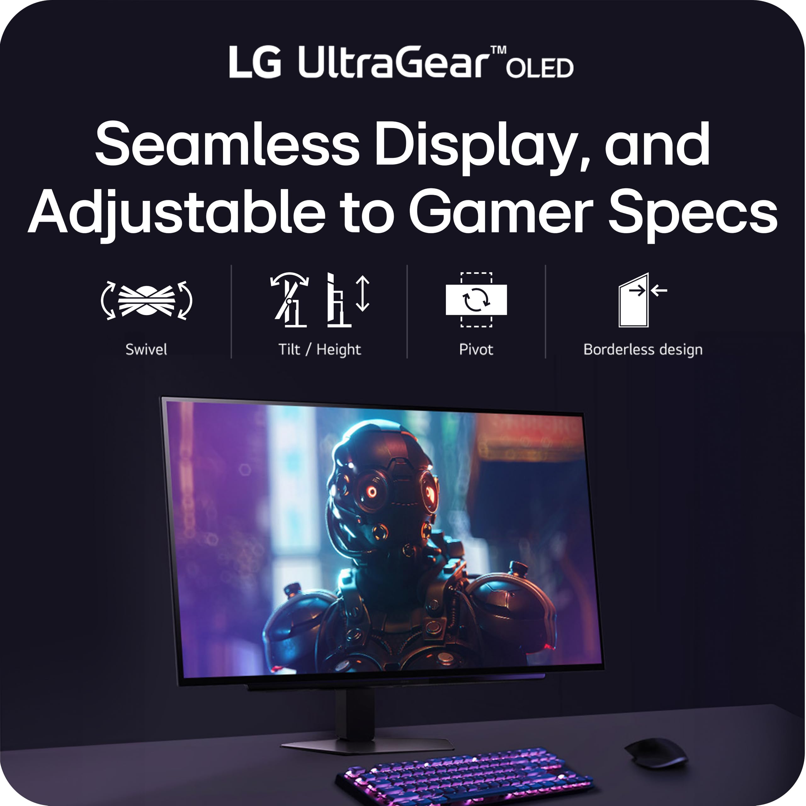 Amazon.com: LG 27GX704A-B 27-inch Ultragear QHD (2650x1440) OLED