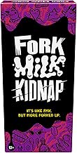 Hasbro Gaming Fork Milk Kidnap Game for Adults Only, an Adult Party Game of Questionable Choices, Ages 17+, for 3 to 10 Players, Hilarious NSFW Card Games