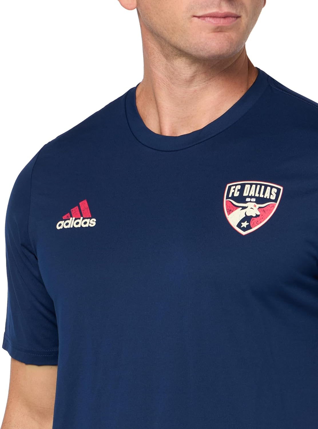 adidas Men's FC Dallas MLS Short Sleeve T-Shirt - Image 4
