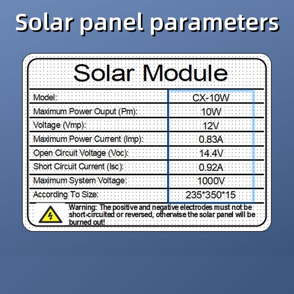 Pannello solare da 12 V con 6 adattatori opzionali, caricabatterie portatile per pannello solare da 10 W, per aprire cancelli di veicoli, recinzioni elettriche, pollai, trattori, barche