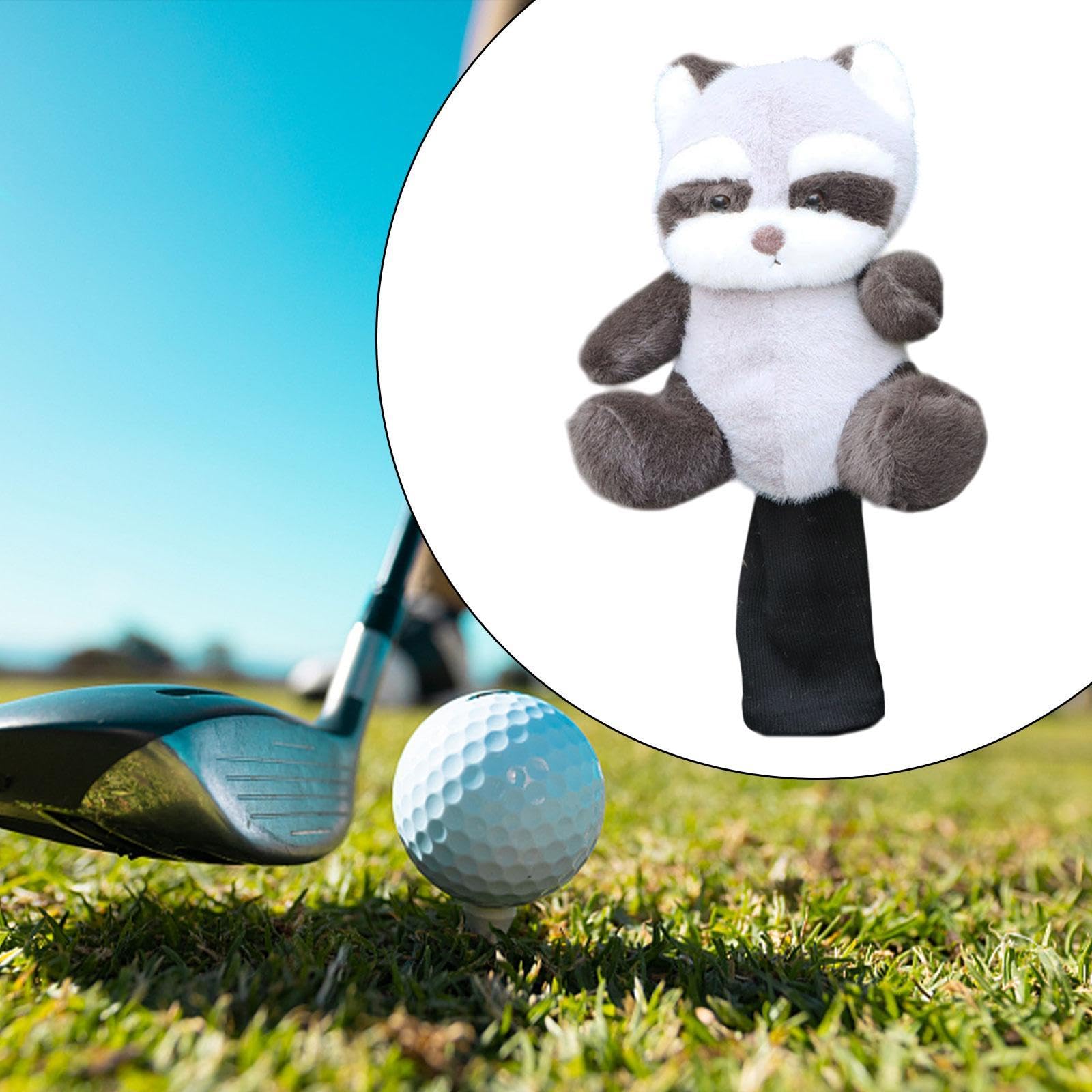 QSTDGVPW Golf Wood Headcover for Fairway Protective Sleeve Club Keepsake Portable Golfing Supplies Club Head Cover Protector, Gray