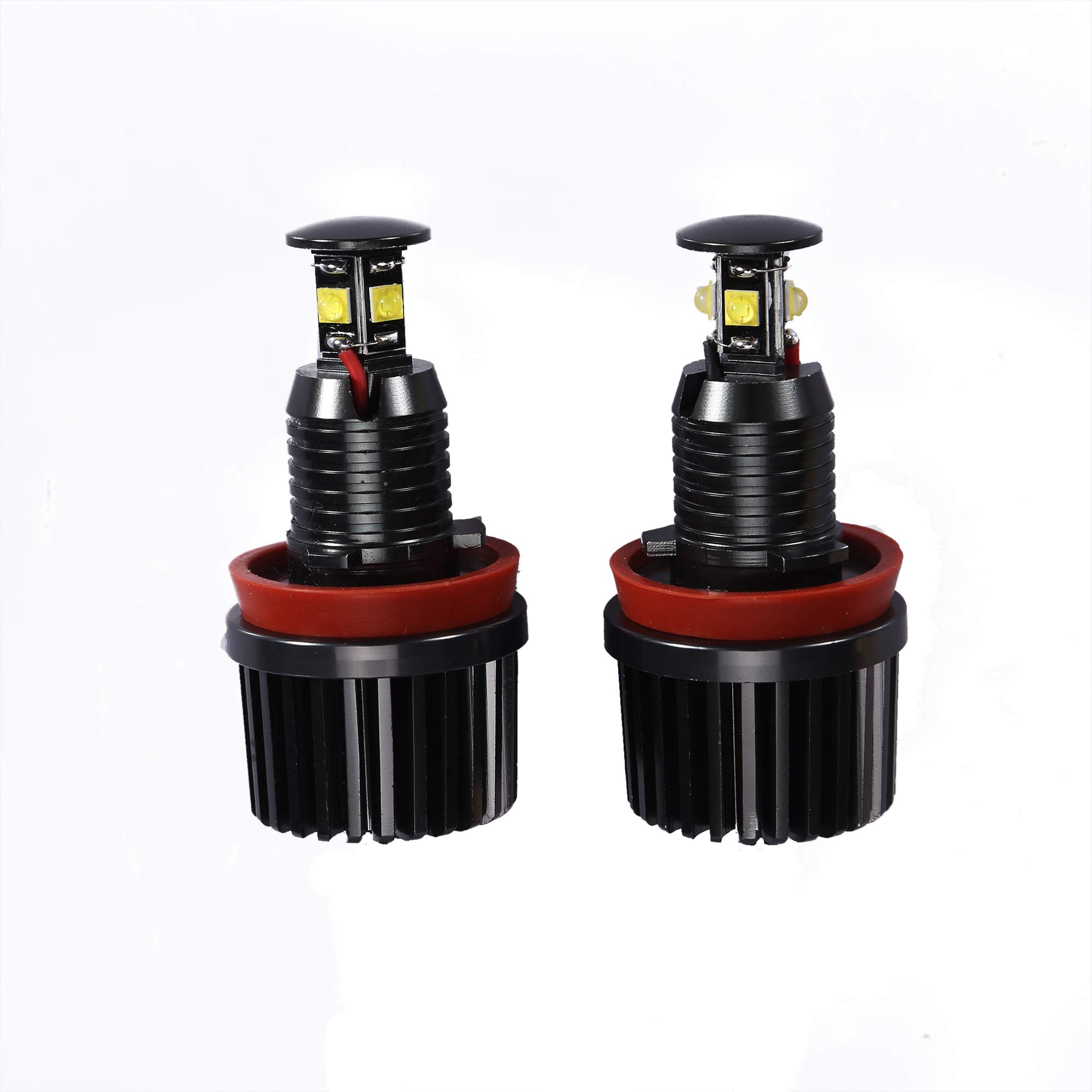 Global Fortune H8 40W LED Fari Angel Eyes per auto Kit di conversione alogeno CanBus nessun errore Luci di posizione CREE 6000K Xenon bianco