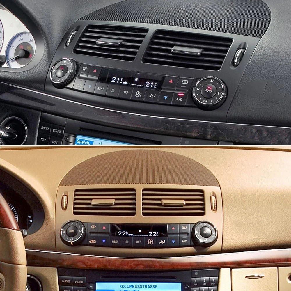 LHD RHD przednia centralna klimatyzacja środkowa osłona panelu wentylacyjnego AC zamiennik dla Benz klasy E W211 2003-2008 kratka wentylacyjna (Styl A) (Styl C)