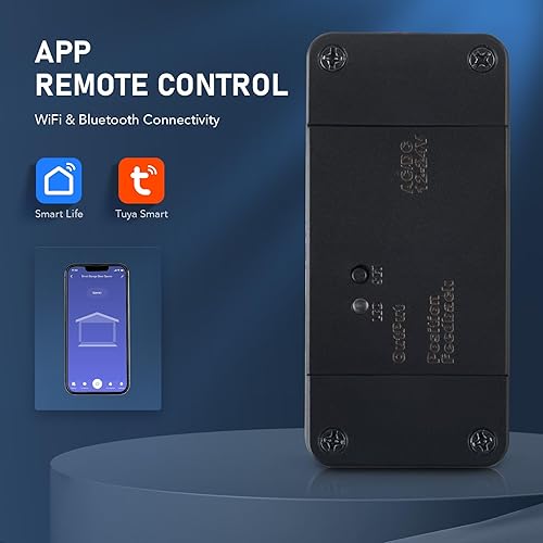 Miniatura 2 de CO-Z Abridor de puerta WiFi Bluetooth, control remoto inteligente de garaje, control remoto de puerta universal, funciona para todos los abridores