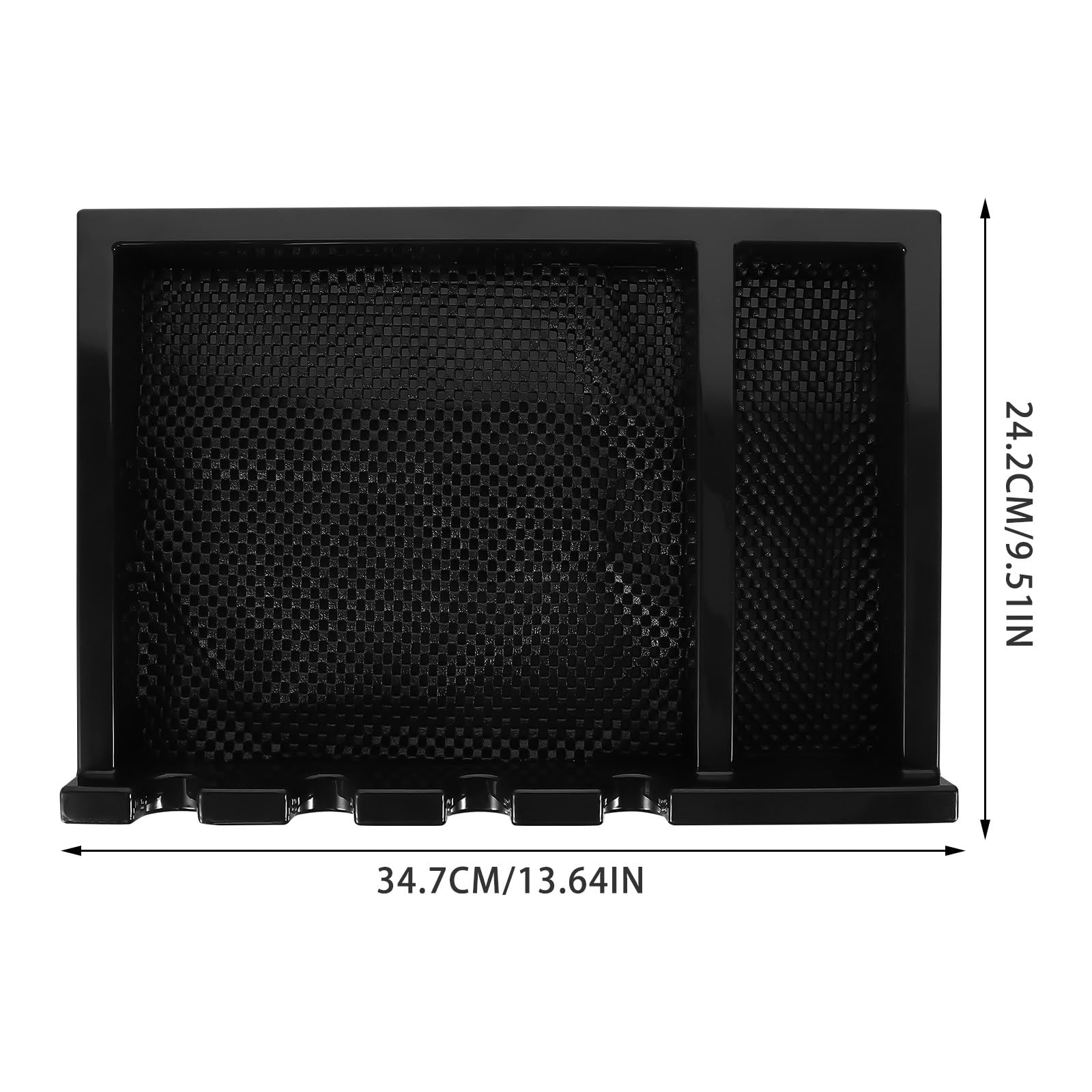 Soporte Organizador para Cortadora de Pelo para Barberías y Salones | Plástico Negro, Uso Profesional para Peluqueros, Ayuda a Guardar la Herramienta y Mantener el Área Ordenada