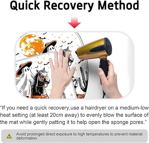 Miniatura 8 de Ticuenicoa Juego de 4 cortinas de ducha de Halloween con diseño de jinete fantasma, incluye cortina de ducha de 72 x 72 pulgadas, alfombras de baño,