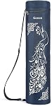 Gonex Yoga Mat Bag with Full-Zip Design, Fits Most Yoga Mats | 600D Oxford Fabric, Wet Pocket, Front Zip Pocket, Adjustable Strap, Fits Most 72 × 18 cm Mats