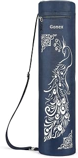Gonex Yoga Mat Bag: Durable Water-Resistant Full-Zip Carrier with Wet Pocket, Zipper Pocket & Adjustable Strap