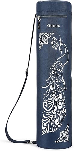 Miniatura 12 de Gonex Bolsa para esterilla de yoga, soporte para esterilla de yoga con cremallera completa, bolsa de transporte para mujeres y hombres con 2