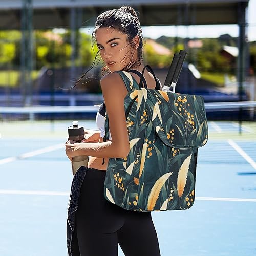 Miniatura 7 de Tenni - Bolsa de raqueta de bádminton ligera para pampas, bolsa de bádminton para adolescentes, niños, niñas, hombres y mujeres, accesorios para