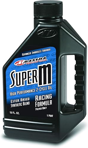 Maxima Racing Oils 20916-3PK Super M Premix 2-Stroke Premix Aceite de premezcla de 16 onzas, paquete de 3