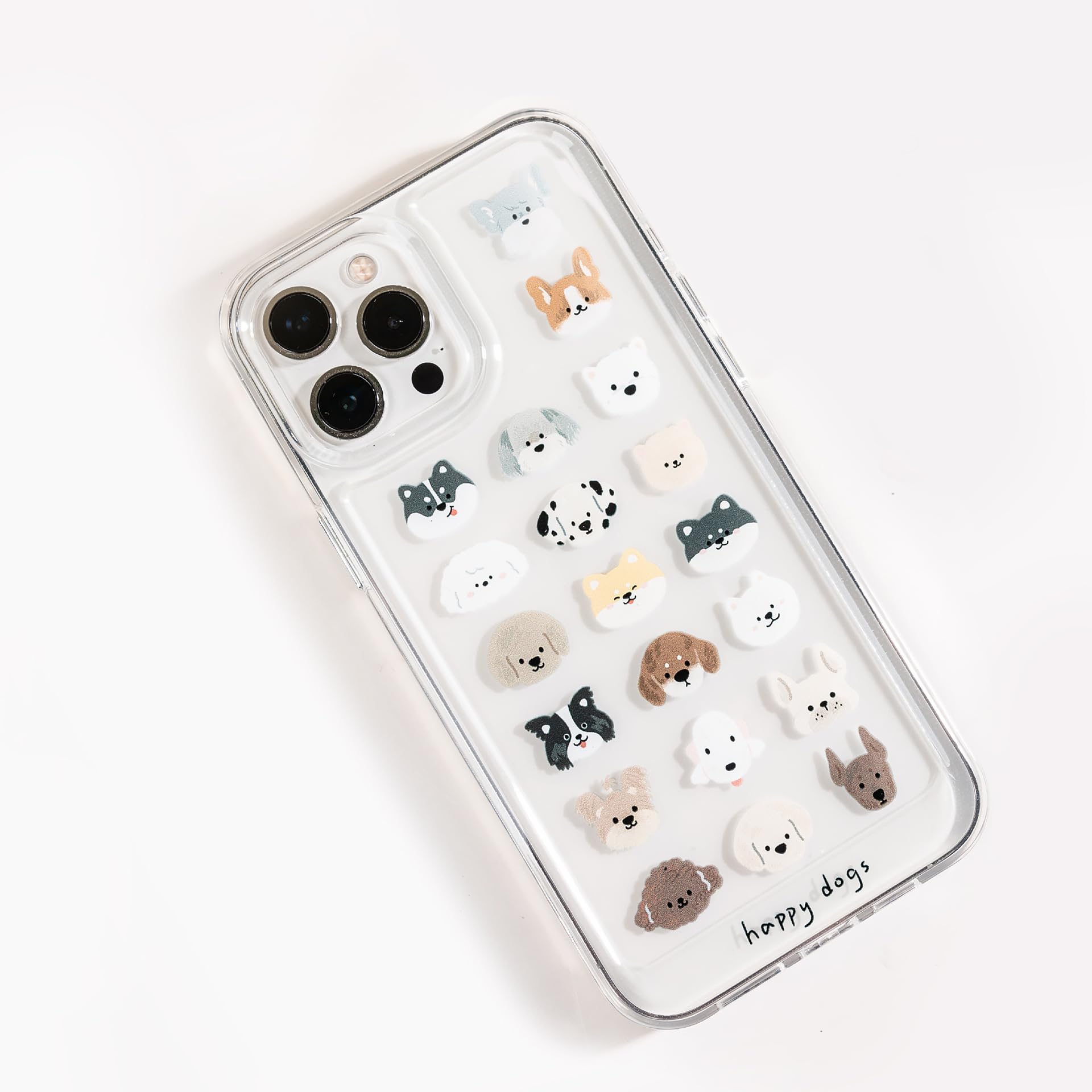 Amazon.co.jp: iphone 17 用 ケース 犬 散らばし 動物 クリアケース