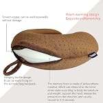 Memory Foam Travel Pillow, Comfortable Travel Neck Pillow U Shape, Support Neck and Head to Relieve Fatigue, Portable Neck Pillow Suitable for Planes, Trains, Self-Driving Cars, Machine Washable