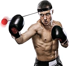 KAYMAN Boxing Reflex Ball – Headband Attached MMA Punch Training Ball, Speed & Reaction Fitness Equipment for Martial Arts, Combat Sports & Gym Exercise – Suitable for Adults & Children