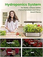 Vista 8 de Sistema de cultivo hidropónico LetPot LPH-SE, kit de jardín de hierbas inteligente de 12 cápsulas para interior, jardín interior, controlado por APP