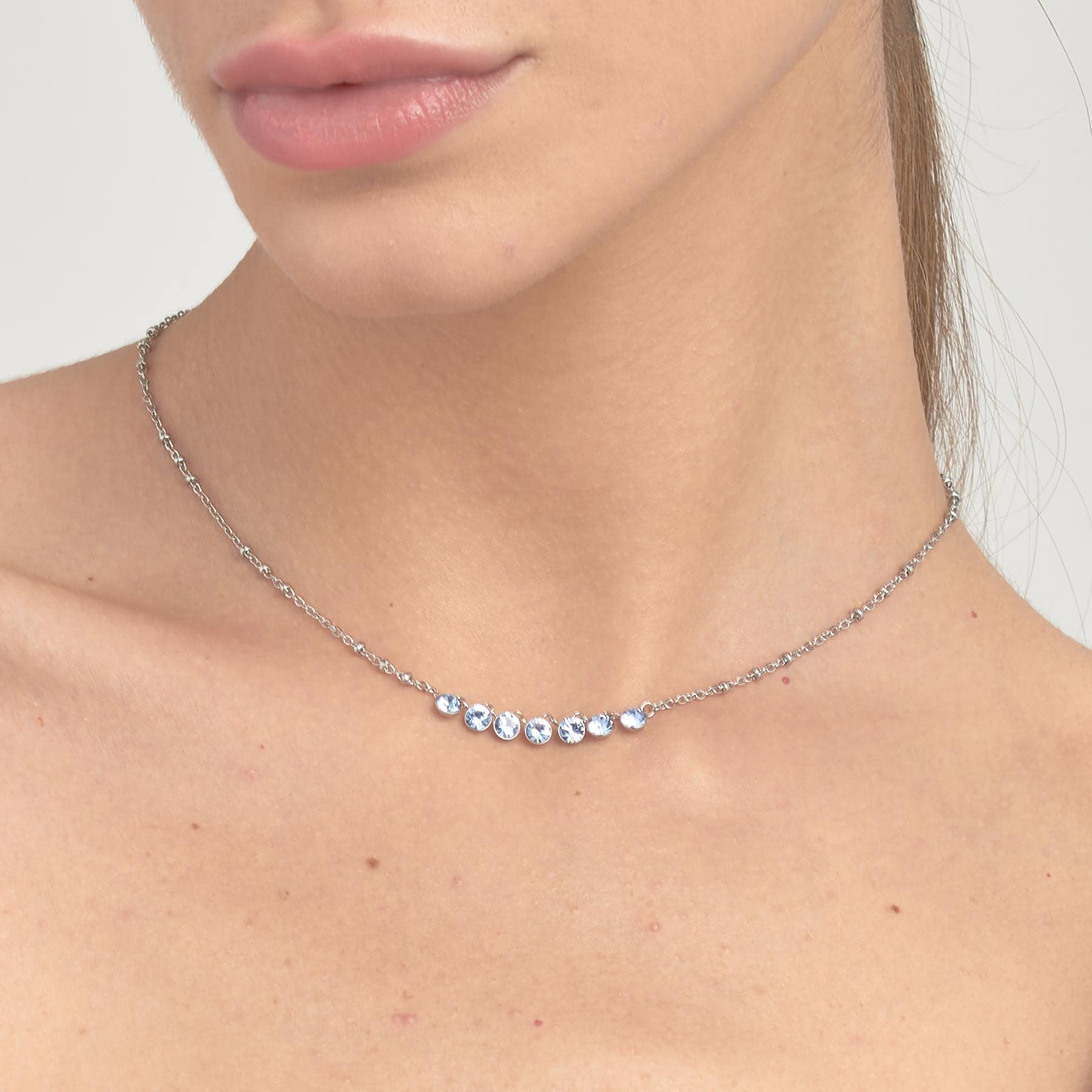 Brosway Collana Donna, Collana in Acciaio e Cristalli | Collezione Symphonia - BYM134