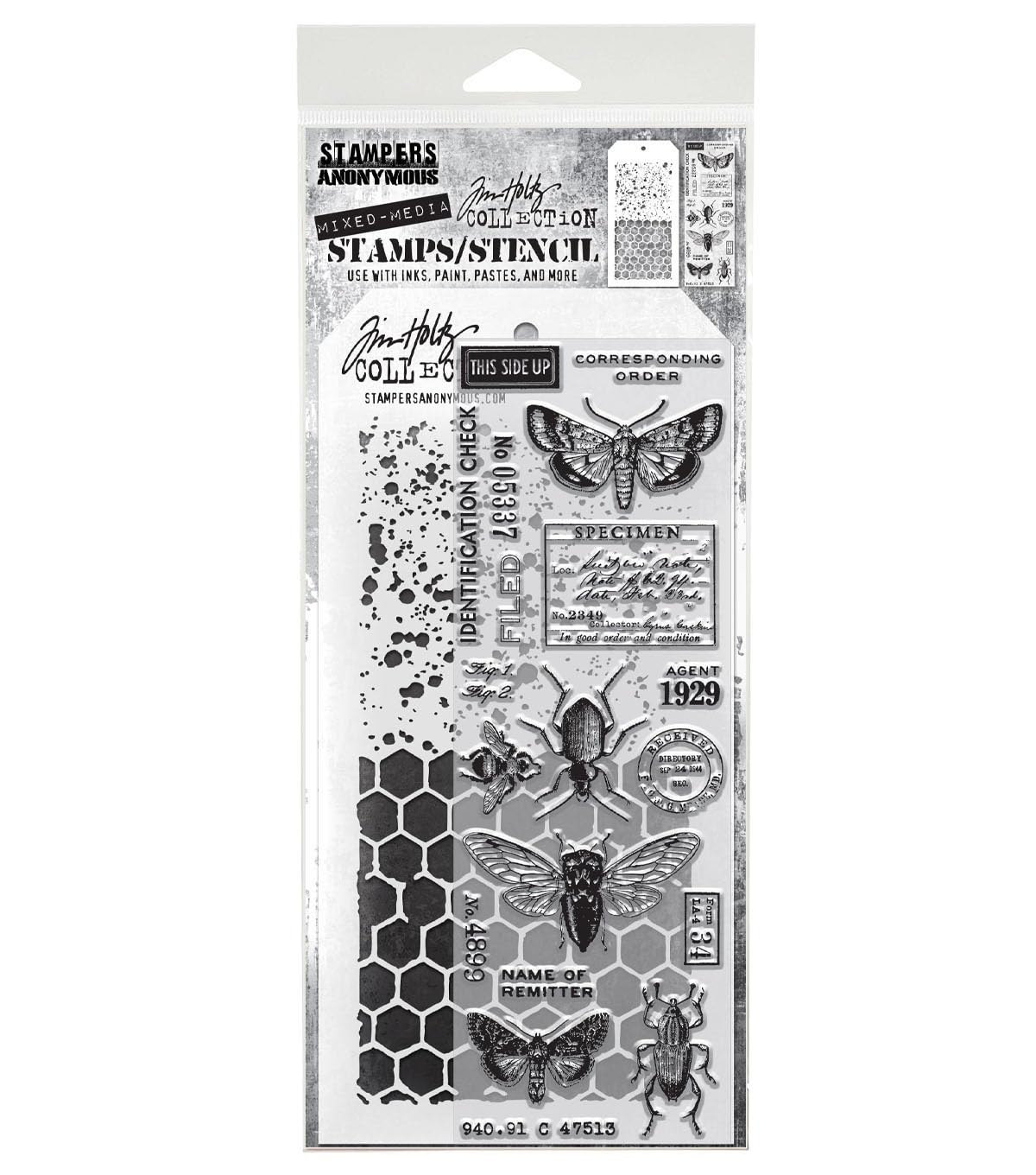 Amazon.com: Tim Holtz Collection Stamper's Anonymous Tim Holtz