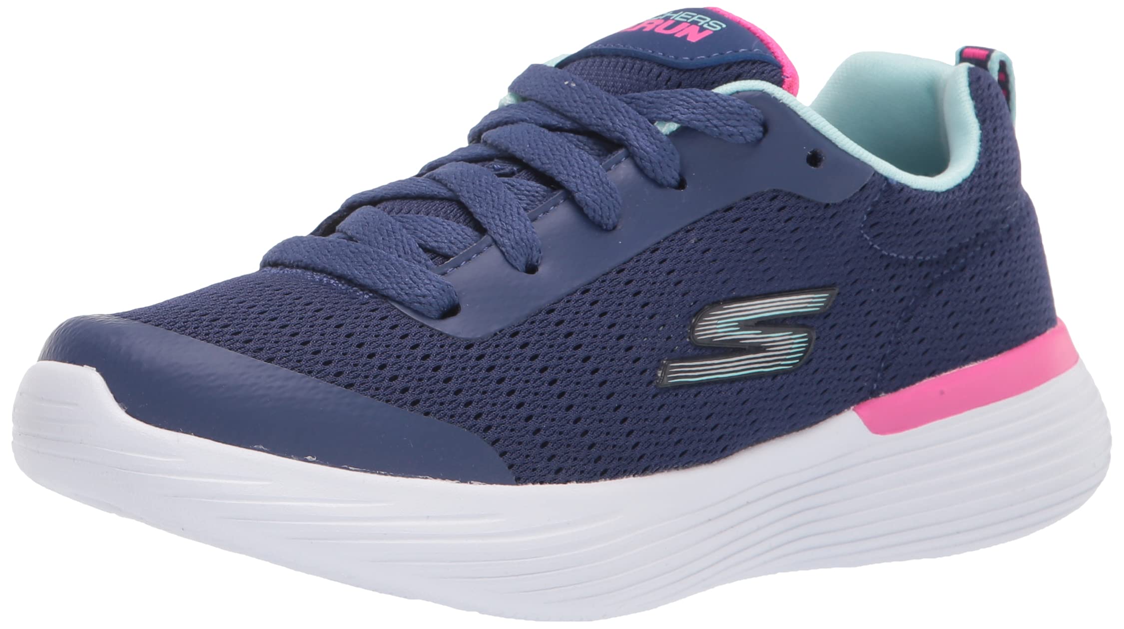Skechers Girls GO Run 400 V2 - Basic Edge NVY/PNK Running Shoe - 1 UK (302428L) (B08MT4BKY8) Amazon Price History, Amazon Price Tracker