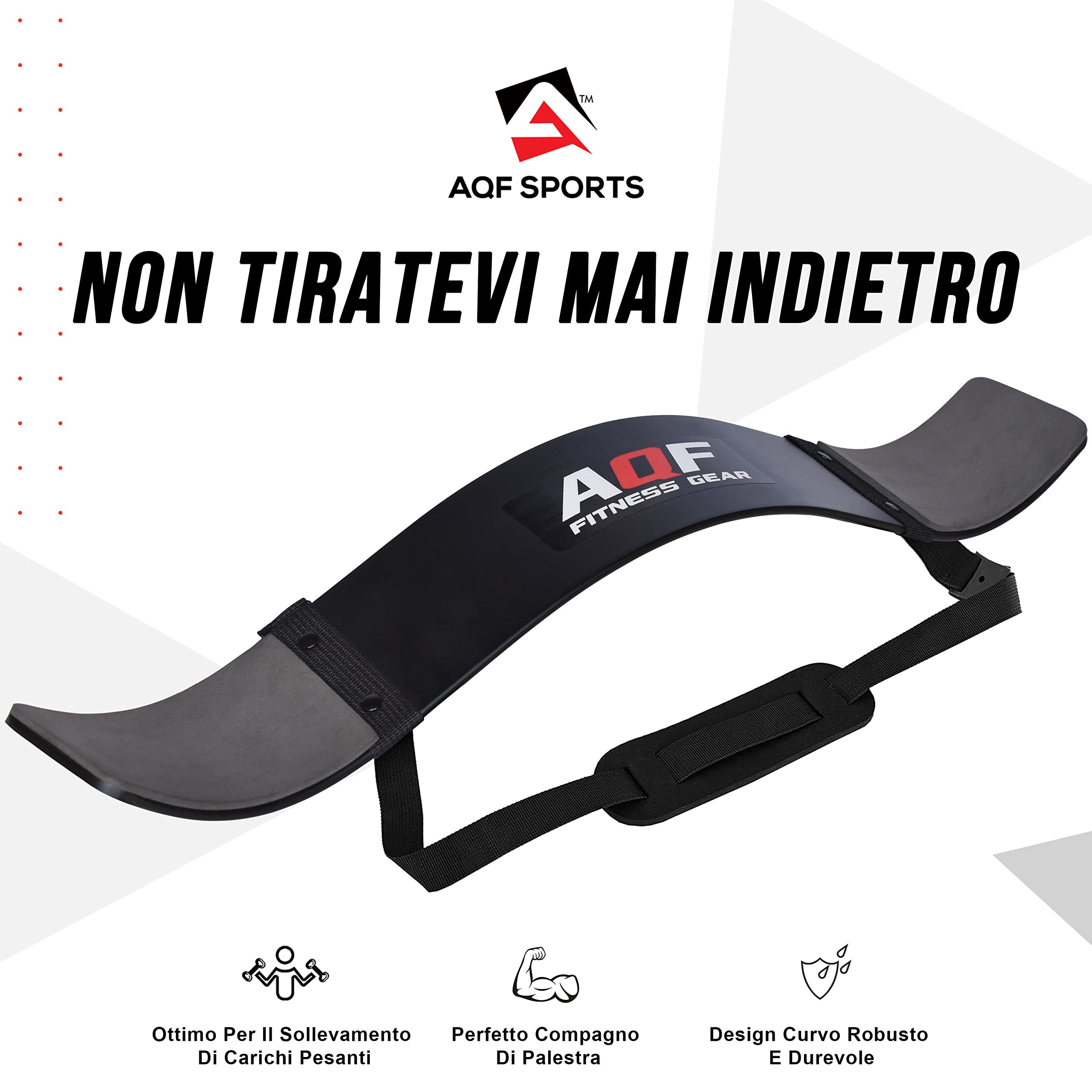 AQF Arm Blaster, Manubri Palestra Biceps Curl, Supporto Bilanciere Curvo ABS Trainer, Bicipiti Isolatore, La Forza Muscolare Tricipiti Allenatore Braccia Bomber per Sollevamento Pesi & Fitness