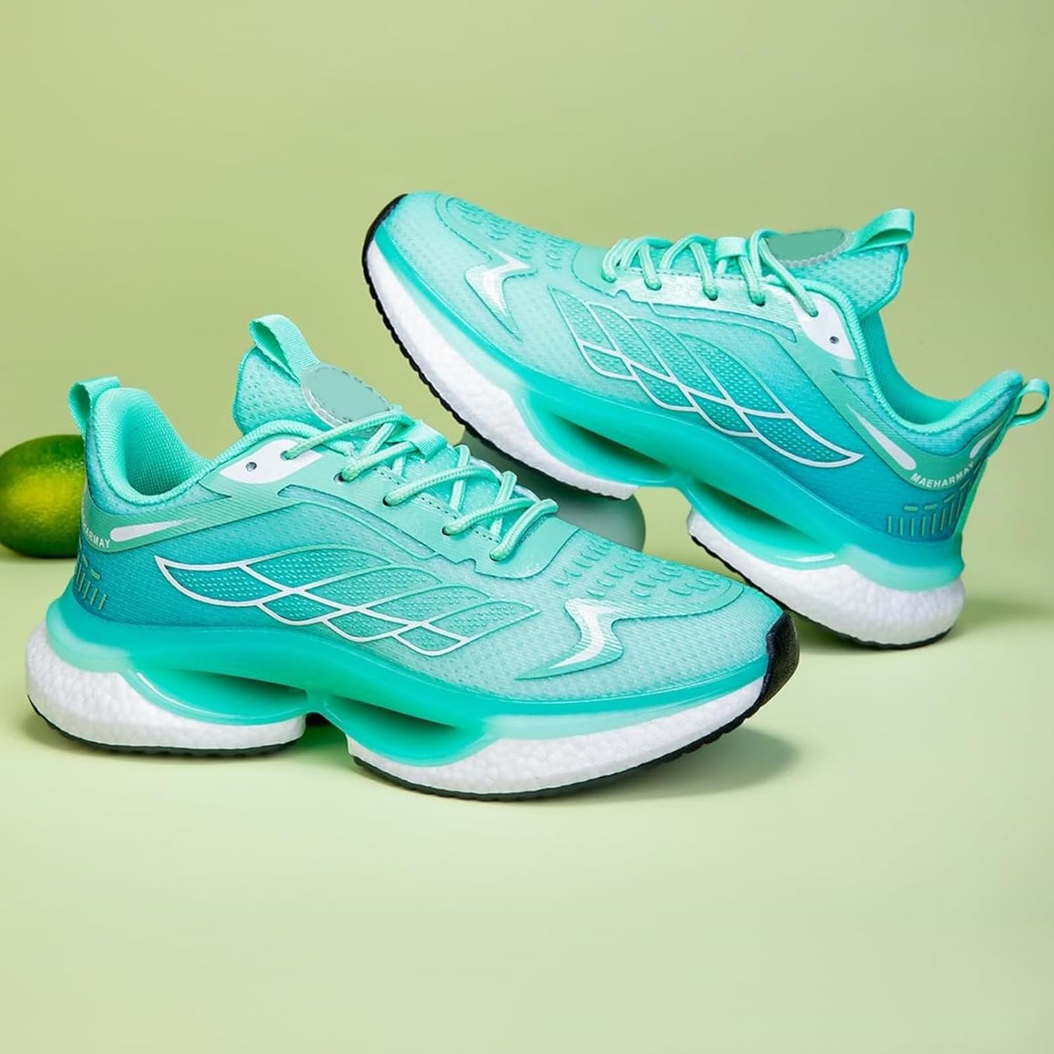 Men's Basketball Shoes Non-Slip Breathable Running Fashion Sneakers Hands Free and Supportive Athletic Sports Tennis Walking Shoes Lightweight Lace-Up Slip-On Gym Fashion Sneakers Comfort Wear - Image 5