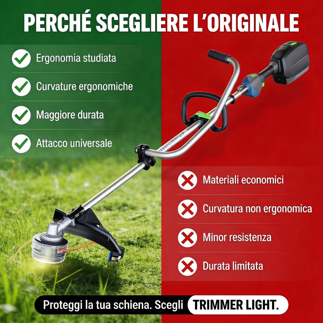 Trimmer Light il Salvaschiena Universale per Decespugliatore