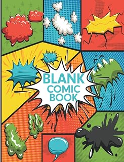 Blank Comic Book: stocking stuffers for kids-Drawing book