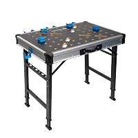 HÖGERT TECHNIK Klappbarer Werkstatttisch MDF 6-Fach