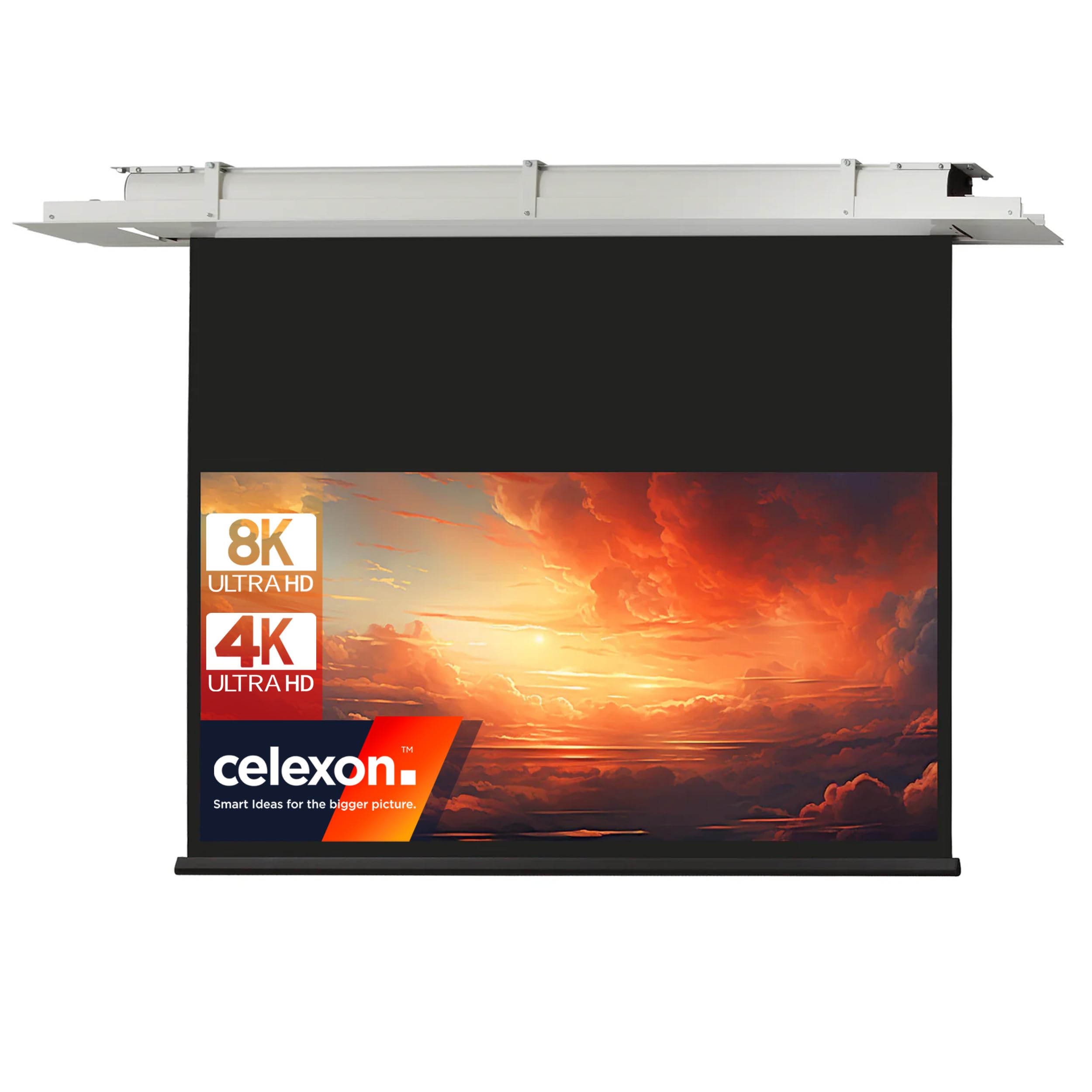 Celexon Deckeneinbau Leinwand Motor Expert 180 x 112 cm