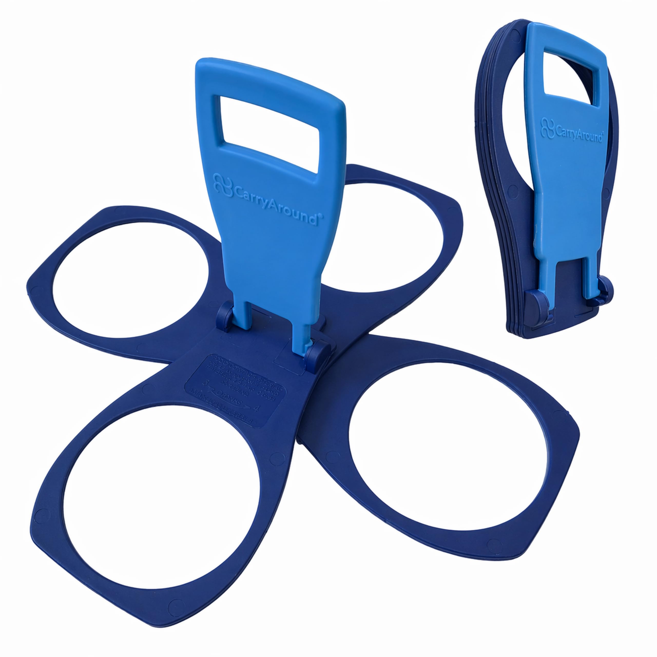 CarryAround® Składany uchwyt na kubki/kadźca [WYKONANY W UK] Uchwyt na kawę do wynosu, napoje bezalkoholowe, pinta, piwo, uchwyt na napoje, wytrzymały, wielokrotnego użytku, kieszonkowy, na festiwale