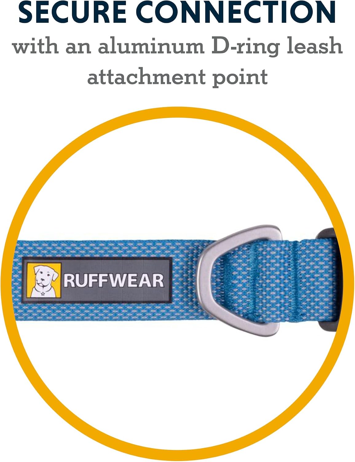 RUFFWEAR Hi & Light Dog Collar, Ultra Strong & Lightweight, Strong Tubelok Webbing - Image 5