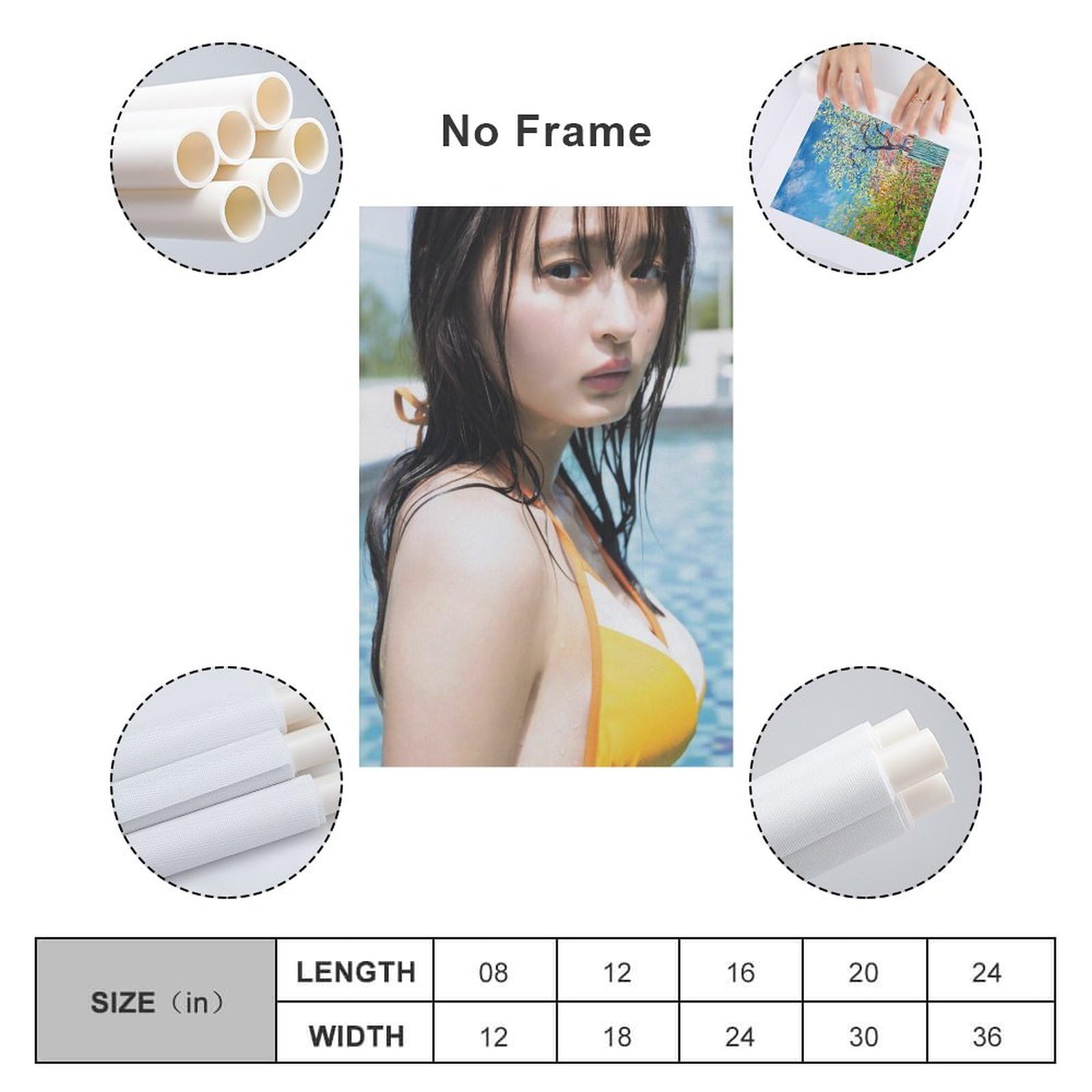 Amazon.co.jp: 遠藤さくら(乃木坂46)最新グラビア水着画像ポスター
