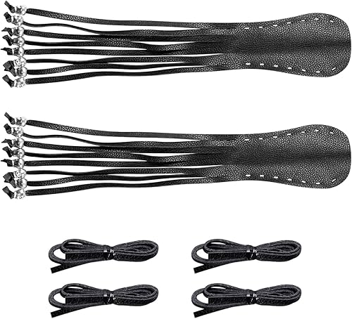 GARGOYLE BELLS Cubierta de palanca de motocicleta de piel sintética con flecos, para embrague de freno, borlas de agarre universal, fundas para