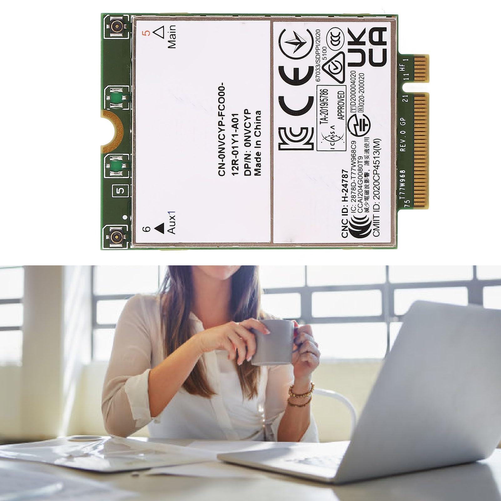 Module de Carte Wwan 3G 4G 5G 450 Mbit/s pour Ordinateur Portable