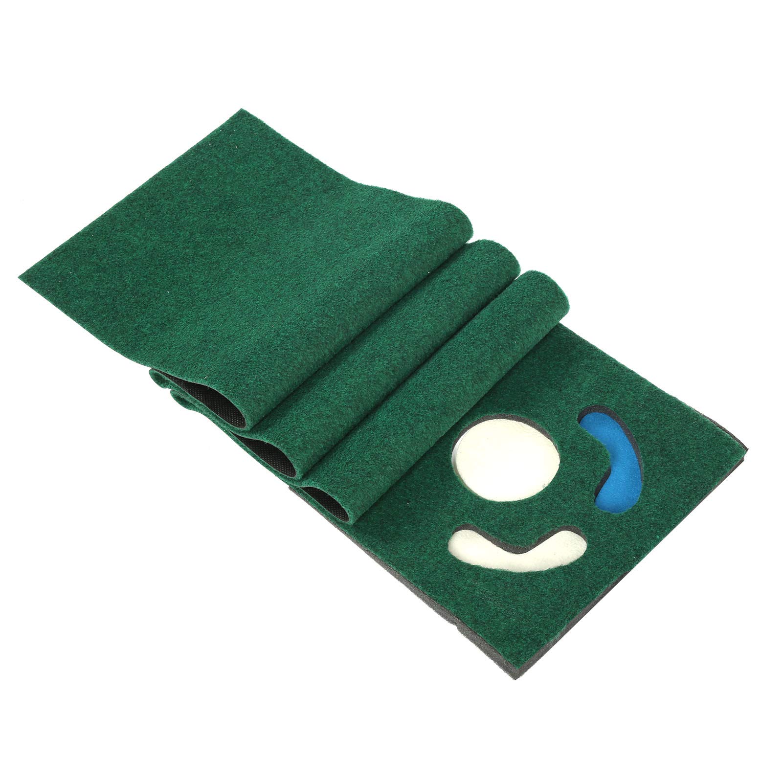 Manta de entrenamiento de putter, ligera y portátil, para interior y exterior, esterilla de ejercicio de calle, 180 x 33 cm, para familia y