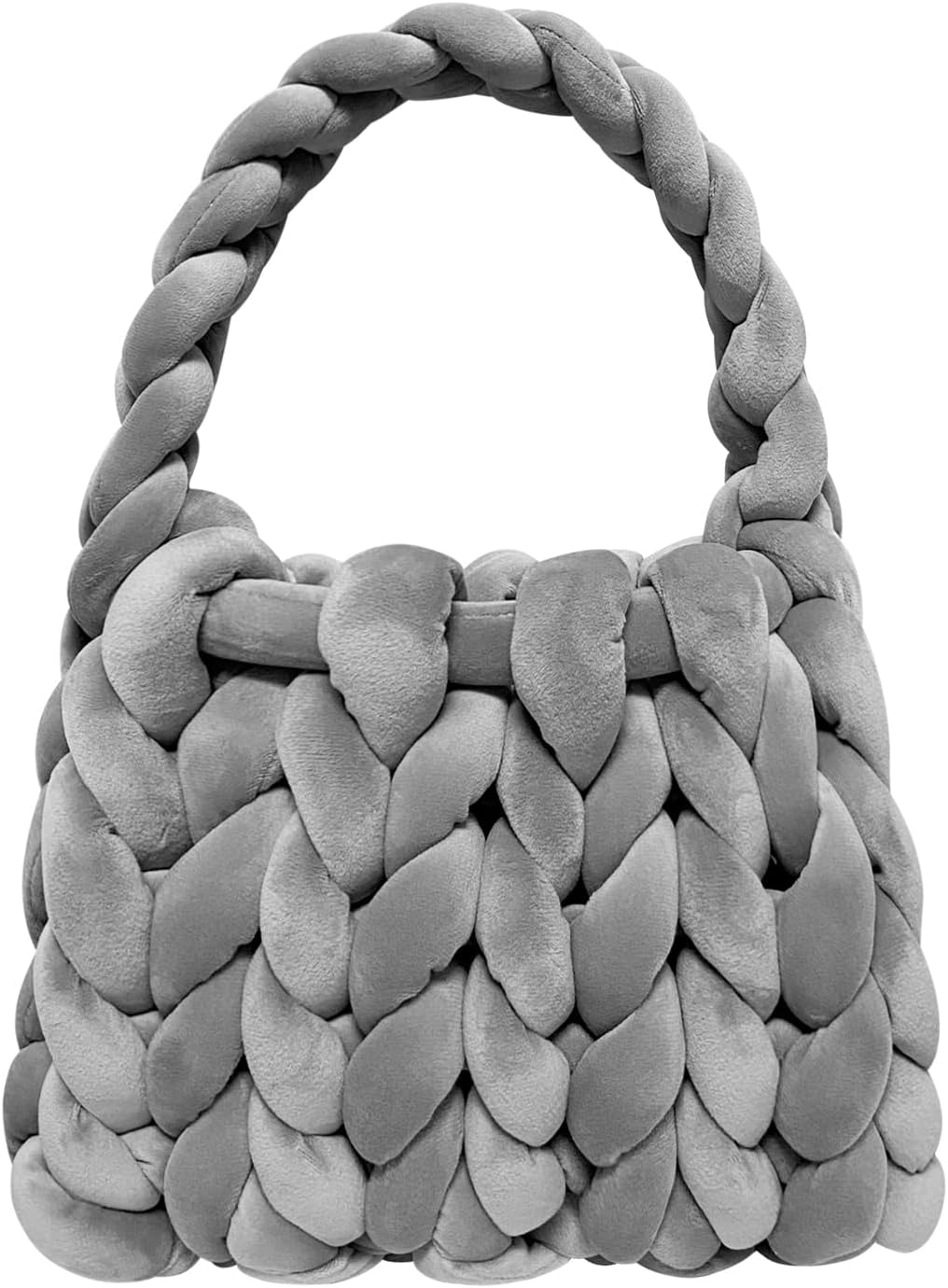 WKLOUYHEWoven Bags for Women Woven Handbag Handmade Totes Shoulder Bag Trendy Purse Gift for Women