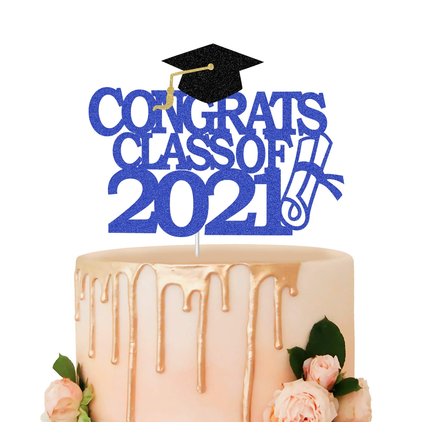 Buy Congrats Class of 2021 Cake Topper Congrats Grad Cake Decor