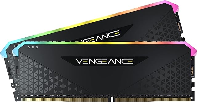 Corsair Vengeance RGB RS 64GB (2x32GB) DDR4 3600MHz C18 Desktop Memory (Dynamic RGB Lighting, Preset Lighting Profiles, Tight Response Times, Compatible with Intel & AMD 400/500 Series) Black