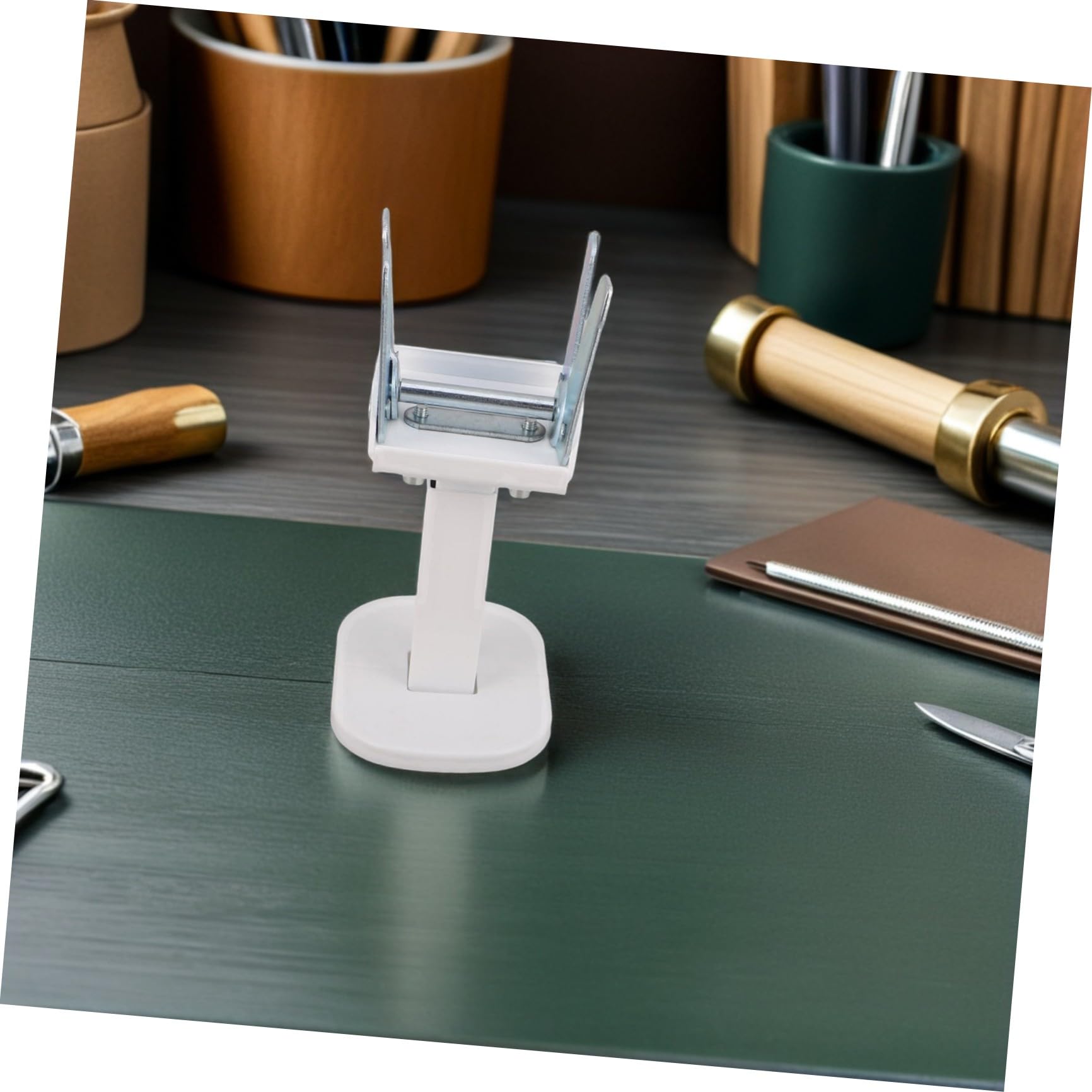 VALICLUD Soporte de Radiador Instalación Estable y Sencilla Ajustable de Acero al Carbono, Soporte de Suelo del Radiador, Altura 14-21cm, Blanco, Patas de Apoyo para Radiadores de