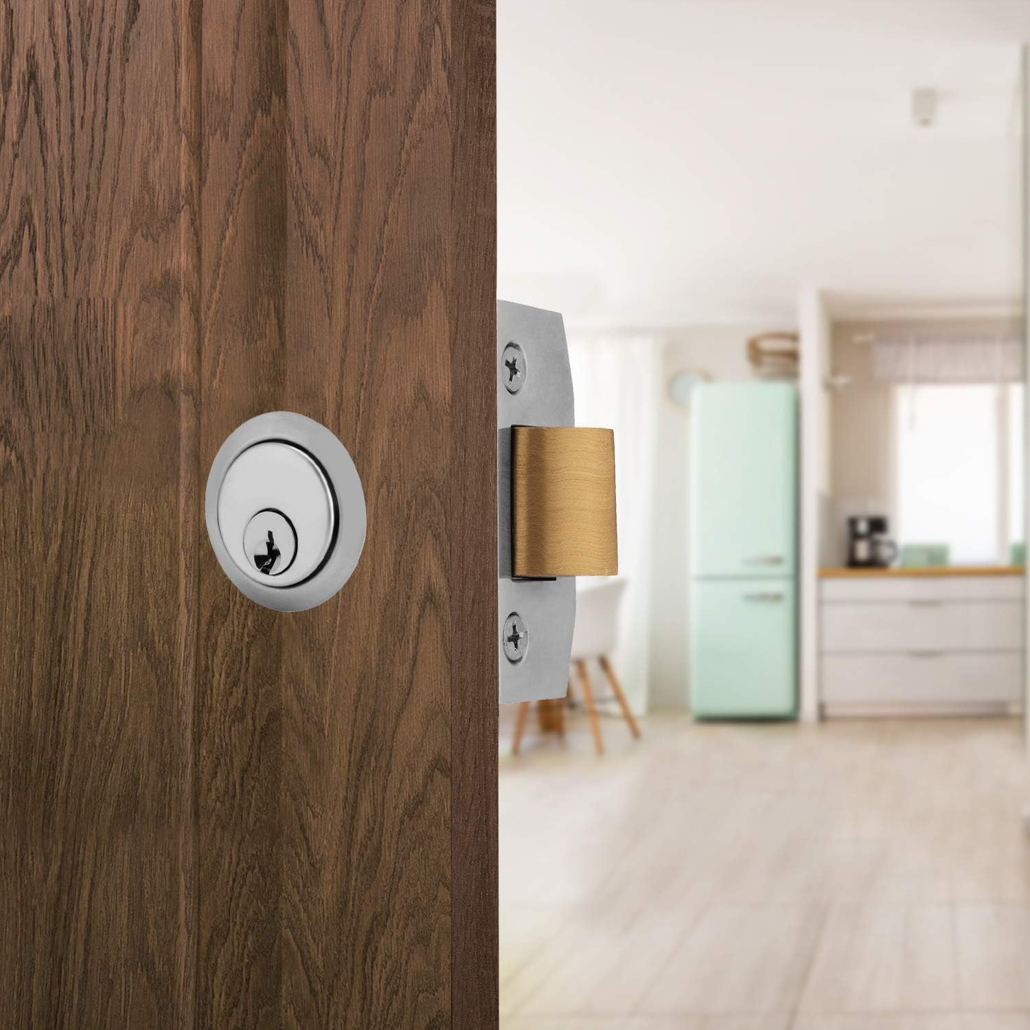 XFORT® Standard Deadlocking Night Latch 60mm Complete with Rim Cylinder