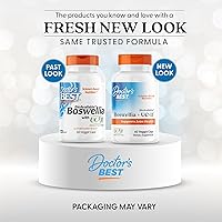Vista 2 de Doctors Best BioAvailable Boswellia + UC-II, apoya la salud de las articulaciones, sin OMG, sin gluten, sin soja, 60 cápsulas vegetales