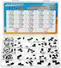 AUKENIEN Inductor Kit 23 Values 175 Pieces 10uH 100uH 220uH 1mH 1uH 4.7uH 15uH 33uhH 47uH 150uH 330uH 2.7mH 10mH 20mH Radial Inductance Assortment