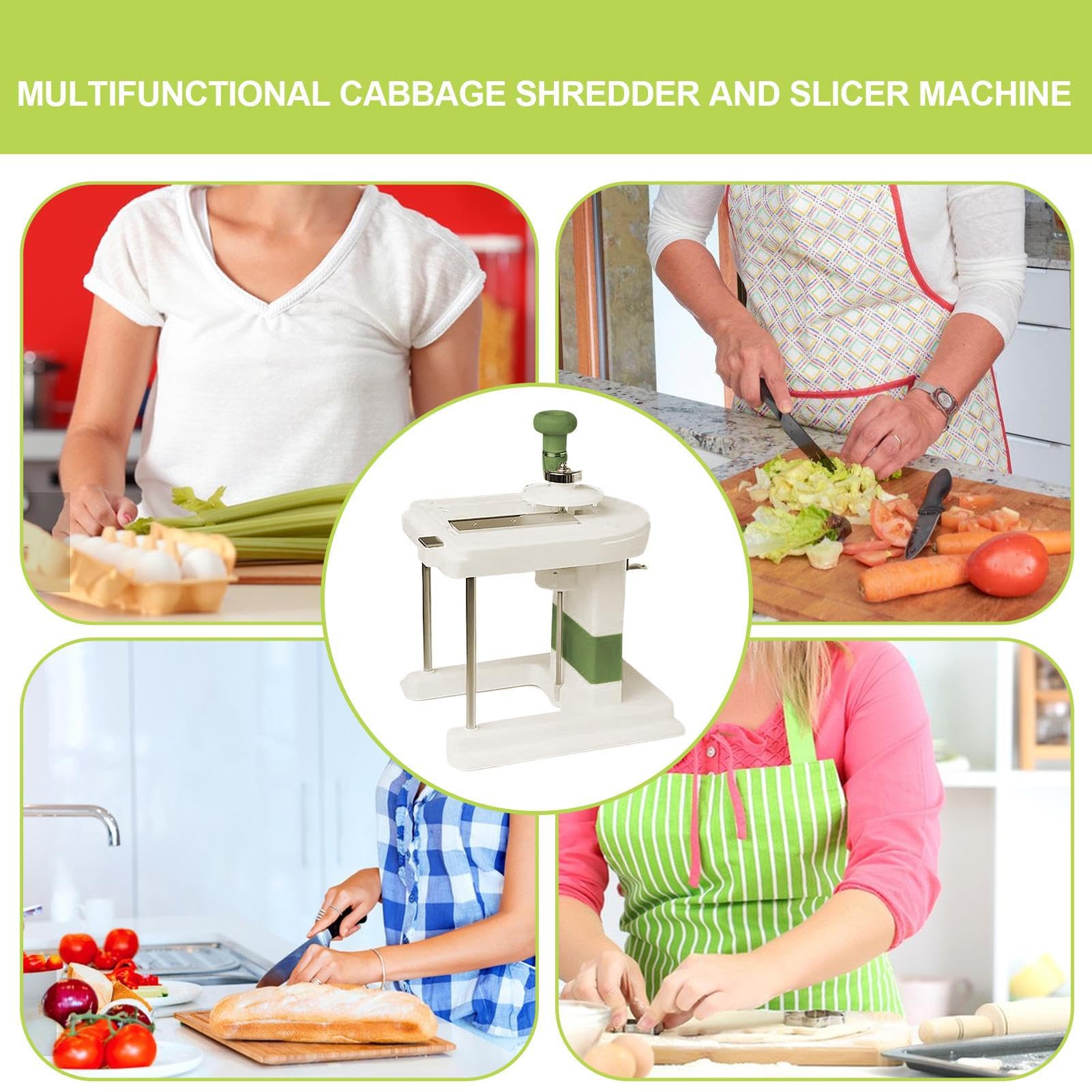 Picadora, cortador de chucrut manual – Ayuda de cocina, con, cocina para verduras, frutas,
