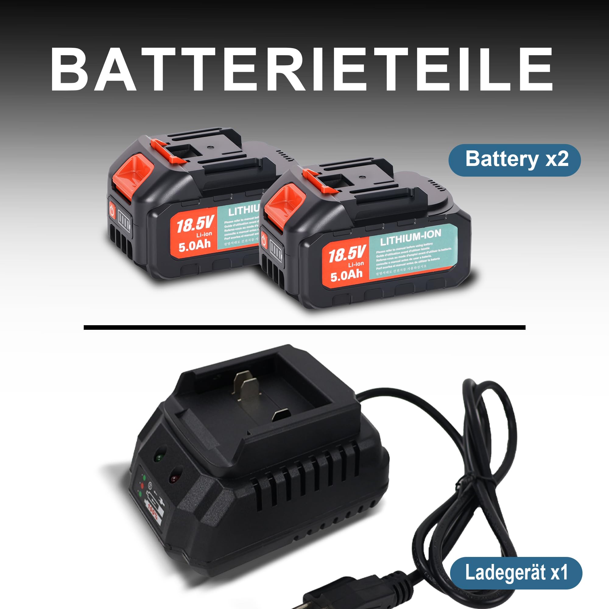 AMZCNC Crimpadora hidráulica recargable, portátil, baterías de litio de 18 V, 2 unidades, 11 juegos de matrices de engarzado (10-240 mm²), prensa de terminales de batería