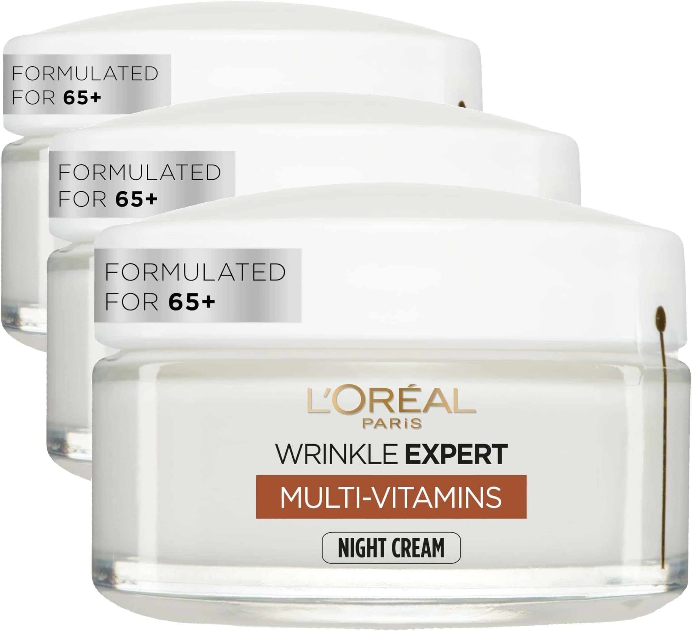L'Oreal Wrinkle Expert Intensive Care Night 65+ 50 ml (Pack of 3)